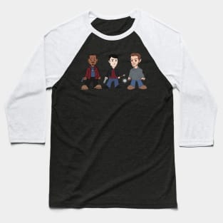 Grimm - Nick, Hank, Monroe Baseball T-Shirt